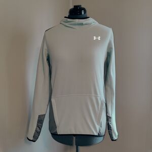 UNDER ARMOUR COLD GEAR Mint & Silver Hoodie